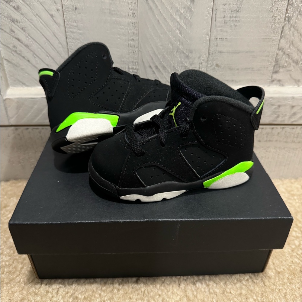 Toddler Air Jordan 6 ‘Electric Green’